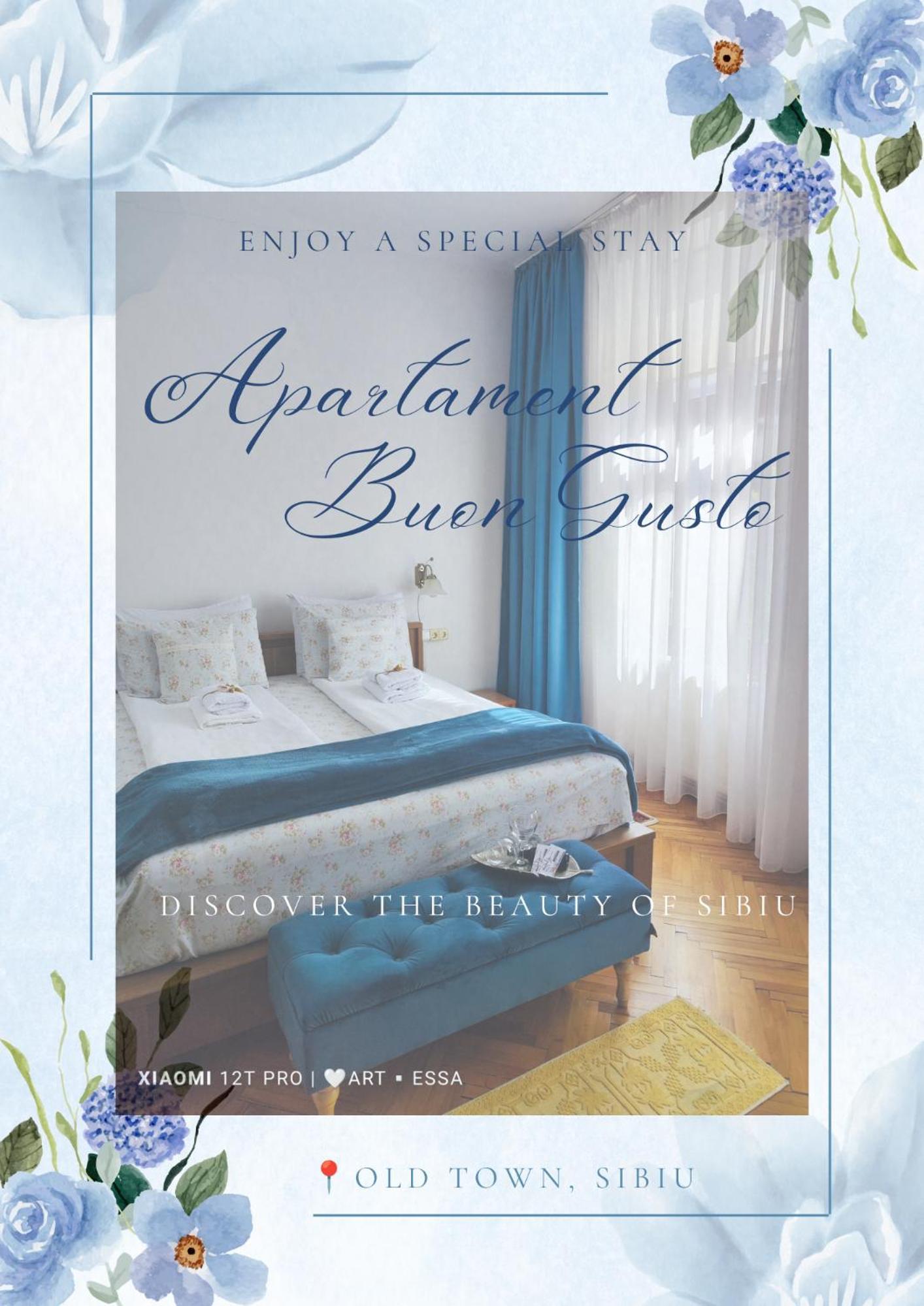 Apartament Buon Gusto,Near Main Square And Liar Bridge,Historical Side Of City Center Nagyszeben Kültér fotó